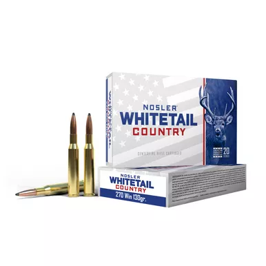 270 WINCHESTER NOSLER SOLID BASE 130GR SOFTPOINT 20RD