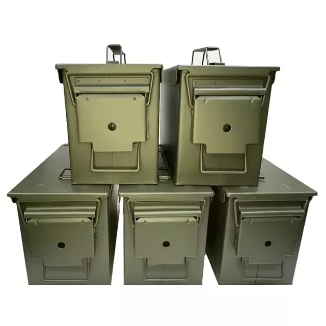 5 Pack BlackHawk M2A1 .50 Cal Green Ammo Cans