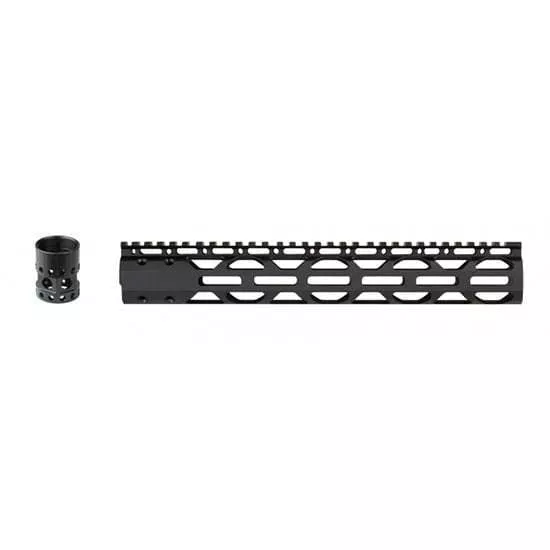 Advanced Technology 12in Free Float Slim Hand Guard Black AR