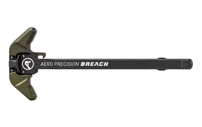 AERO PRECISION AR15/M4 5.56 AMBIDEXTROUS BREACH CHARGING HANDLE WITH LARGE LEVER - BLACK