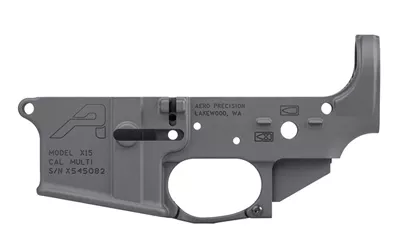 AERO PRECISION AR15 STRIPPED LOWER GEN 2 RECEIVER WITH TRIGGER GUARD - SNIPER GREY