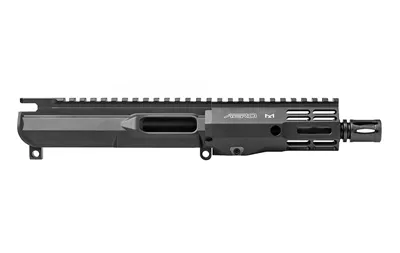 AERO PRECISION EPC-9 THREADED 5.5" 9MM COMPLETE UPPER RECEIVER WITH ATLAS R-ONE 4.8" HANDGUARD - ANODIZED BLACK