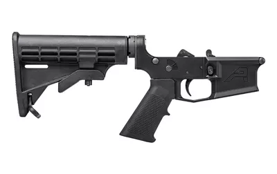 AERO PRECISION M4E1 COMPLETE LOWER RECEIVER W/A2 GRIP & M4 STOCK - ANODIZED/BLACK