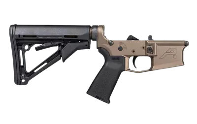 AERO PRECISION M4E1 COMPLETE LOWER RECEIVER W/ MOE GRIP & CTR CARBINE STOCK - KODIAK BROWN ANODIZED