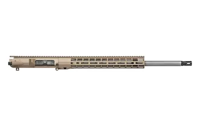 AERO PRECISION M5E1 22" 6.5 CREEDMOOR STAINLESS STEEL BARREL COMPLETE UPPER RECEIVER - 15" MLOK FDE CERAKOTE