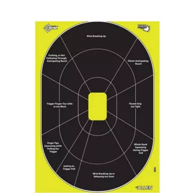 ALLEN AIM SPLASH REACTIVE TARGETS 12.5INX18.25IN 30PK