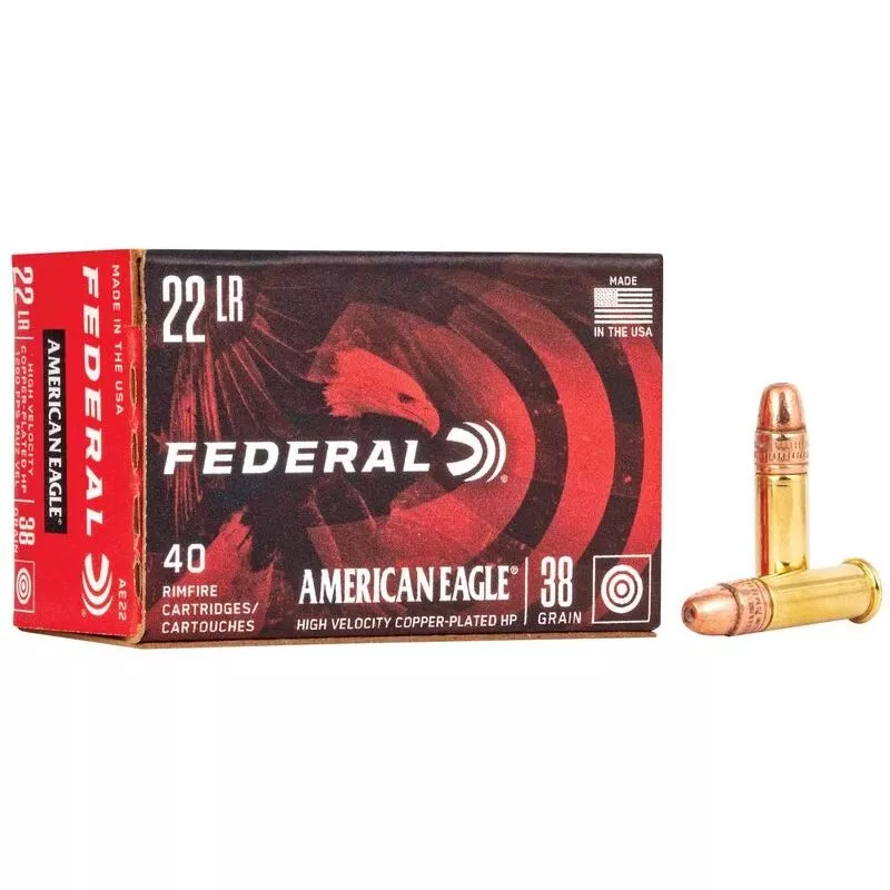 AMERICAN EAGLE HIGH VELOCITY .22 LR 38gr