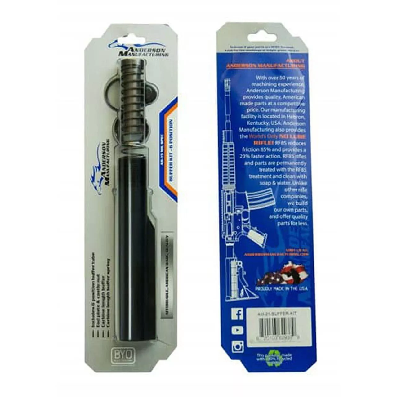 Anderson Manufacturing Mil Spec Buffer Kit AM21BUFFERKIT