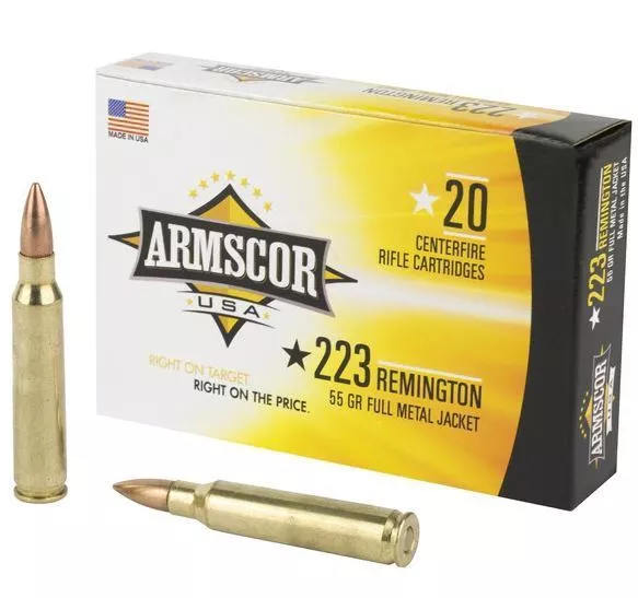 Armscor 5.56NATO 62GR FMJ M855 Copper 20rd