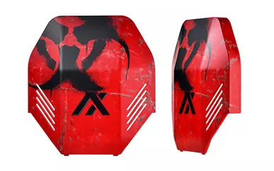 AXIL Mx Cstm+ Plate 1 Set Biohazard