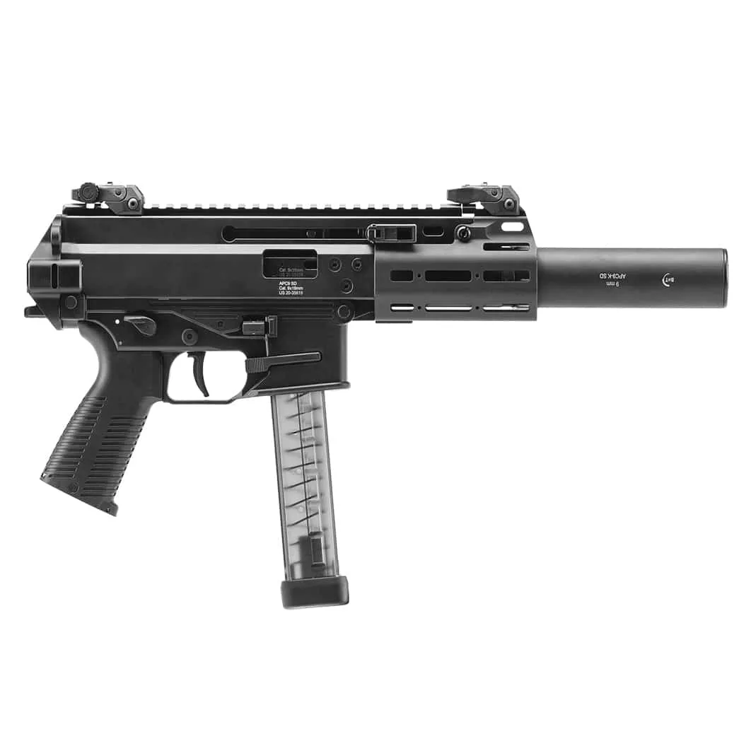 B&T APC9K SD2 9mm 3″ Integrally Suppressed Pistol