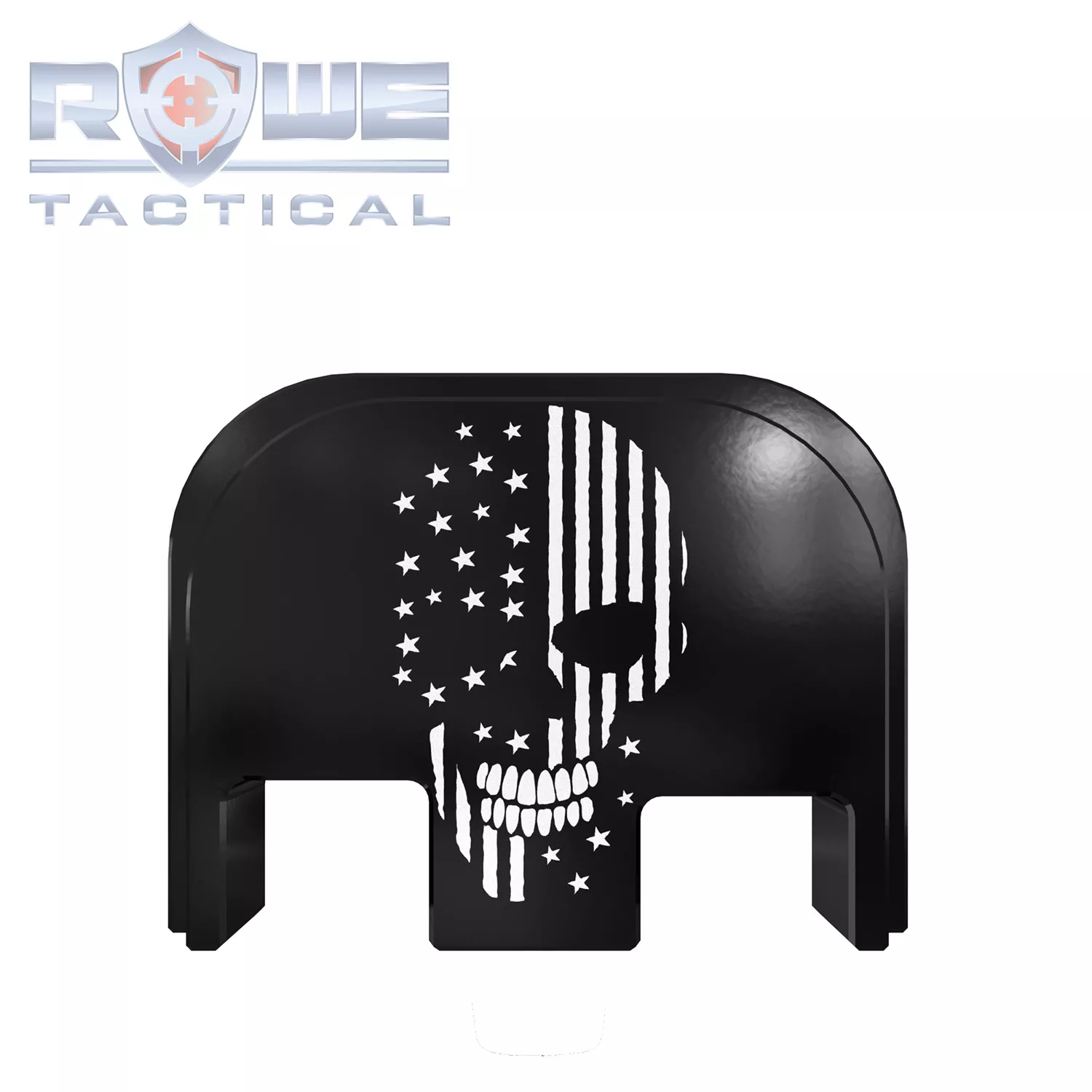 Back Plate For Glock GEN 1-5 – US Flag Skull