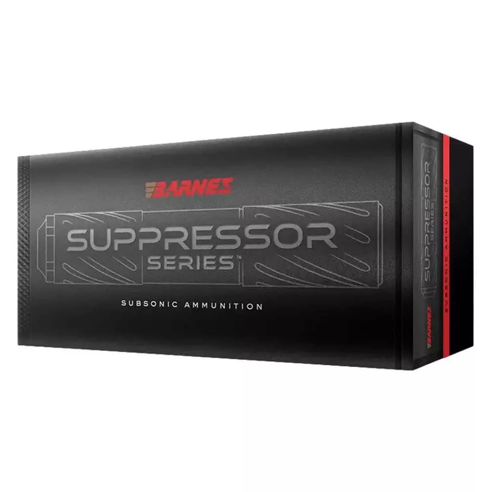 Barnes Suppressor Series 9mm 147 Gr. Sierra JHP – 20 Rounds