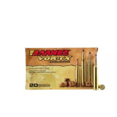 BARNES VOR-TX TTSX BOAT TAIL 7MM REM 150GR POLYTIP 20RDS