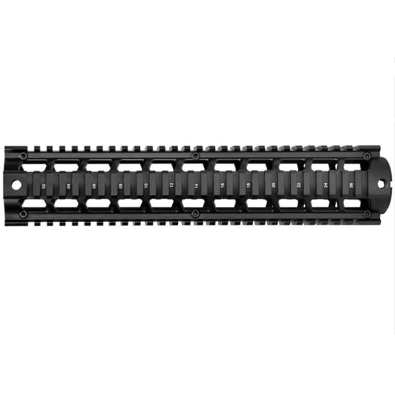 Barska Drop-In AR Quad Rail 12" Length 26 Rail Sections Matt