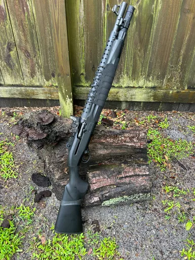 Beretta A300 CUSTOM Heat Shield + Barrel BIKINI SOLID BLACK NIGHT Mod 2 Shotgun
