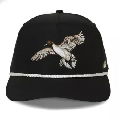 BLACK PINTAIL PERFORMANCE ROPE CAP