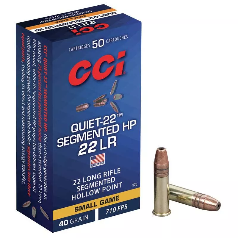 CCI QUIET-22 SEGMENTED HP .22 LR/500