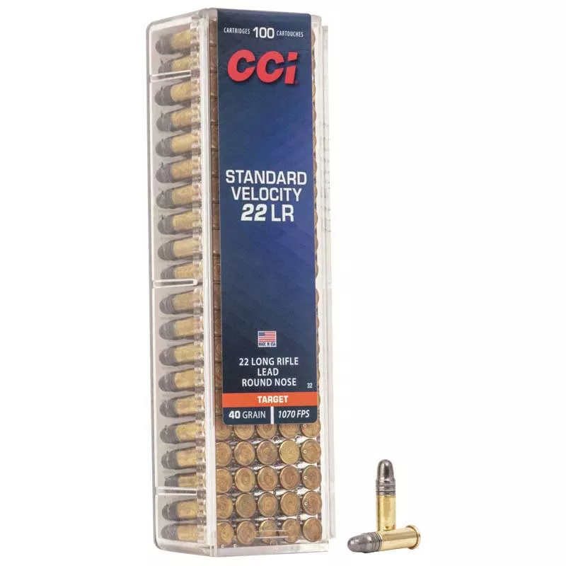 CCI STANDARD .22 LR PLASTIC BOX/500