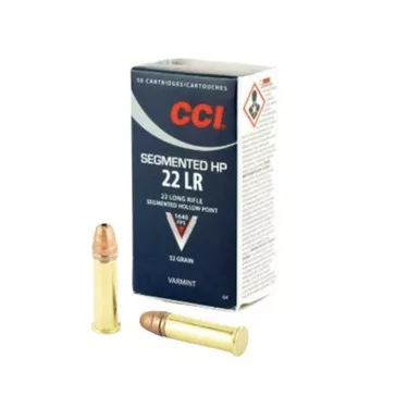 CCIQUIK SHOT SEGMENTED 22LR 32GR HP 50RDS