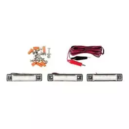 Clam Sled Lights (3 Pk - 6 Bulb LED) 9034