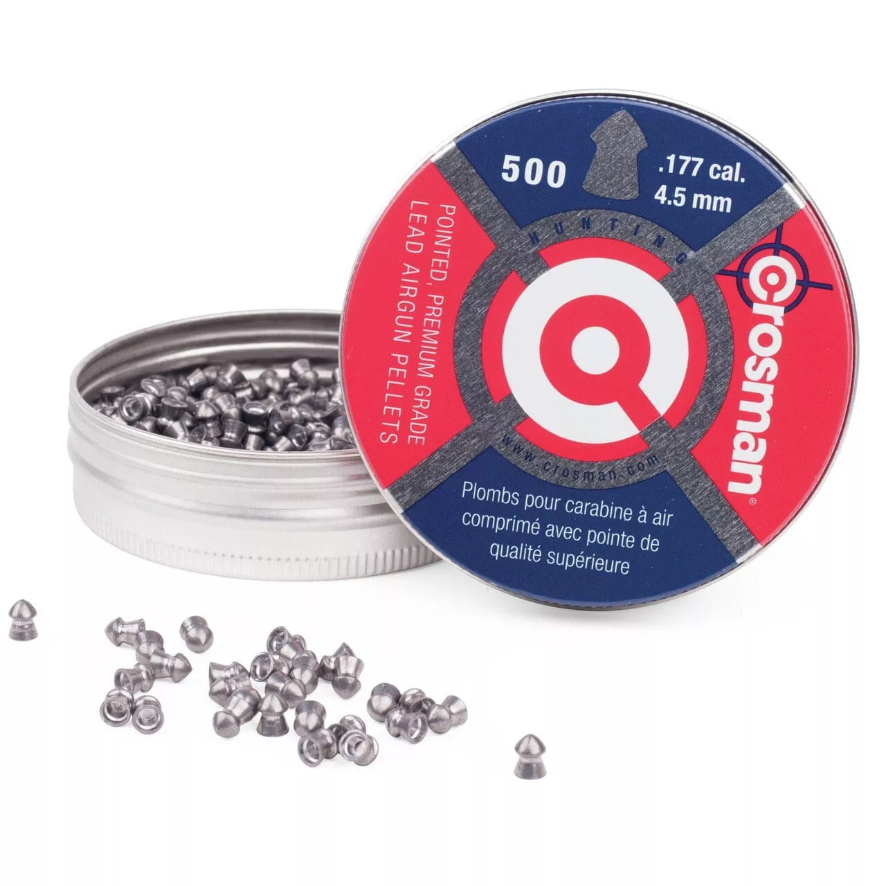 Crosman Premier Pointed Pellets, .177 Caliber, 7.4 Grain, 50