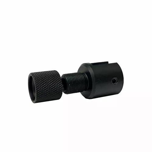 DB TAC 1/2x28 TPI Thread Muzzle Adapter With Thread Protector For Ruger .22 Single Action Revolver Gold Color - DB TAC