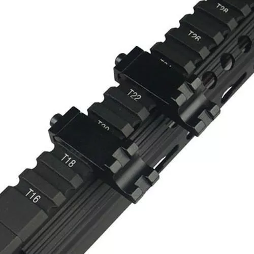 DB TAC 2Pack 45 Degree Offset Angle Side Rail Mount Weaver/Picatinny For Laser and Flashlight - DB TAC