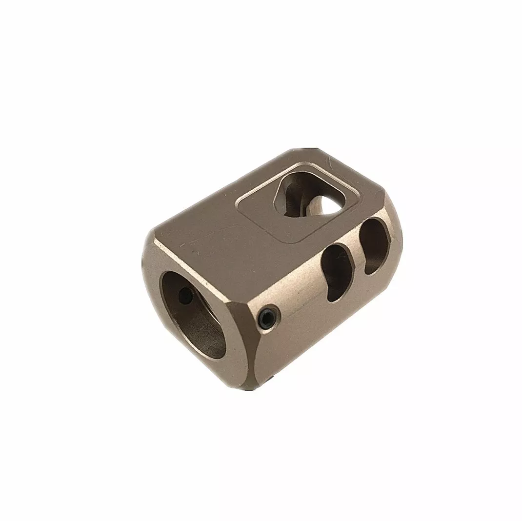 DB TAC Muzzle Brake For Ruger 1022 10/22 1/2''×28 TPI Thread Anodized Tan Color - DB TAC
