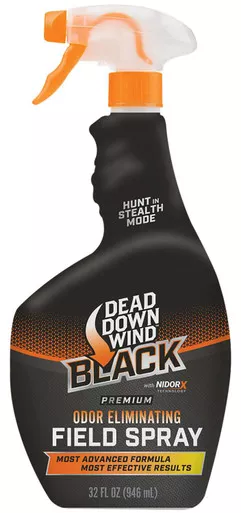 Dead Down Wind Black Premium Field Spray Odor Eliminator 24oz Trigger Spray- 137240