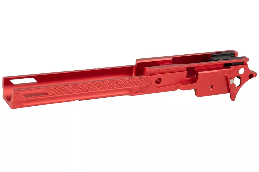 Dr. Black Tokyo Marui Hi Capa 5.1 GBB Frame (Style 05,CNC Aluminum,Red)