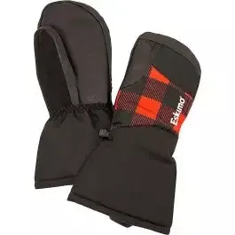 Eskimo Ice Fishing Gear Keeper Mitt Black/Plaid 41591