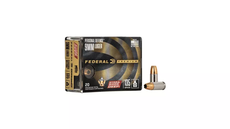 FED HYDRA-SHOK DEEP 9MM 135GR HP