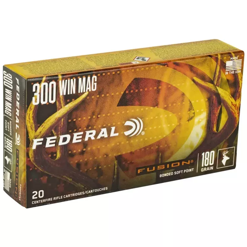 Federal Fusion 300 Win Mag 180GR 20RD