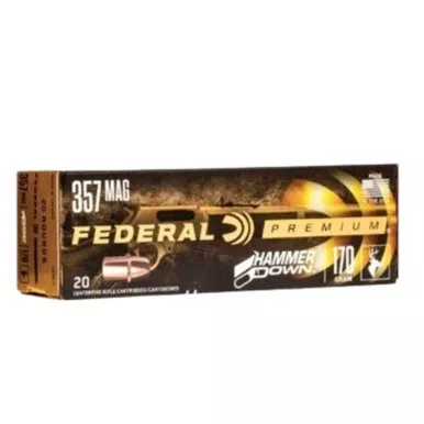 FEDERAL PREMIUM HAMMERDOWN 357MAG 170GR HP 20RDS
