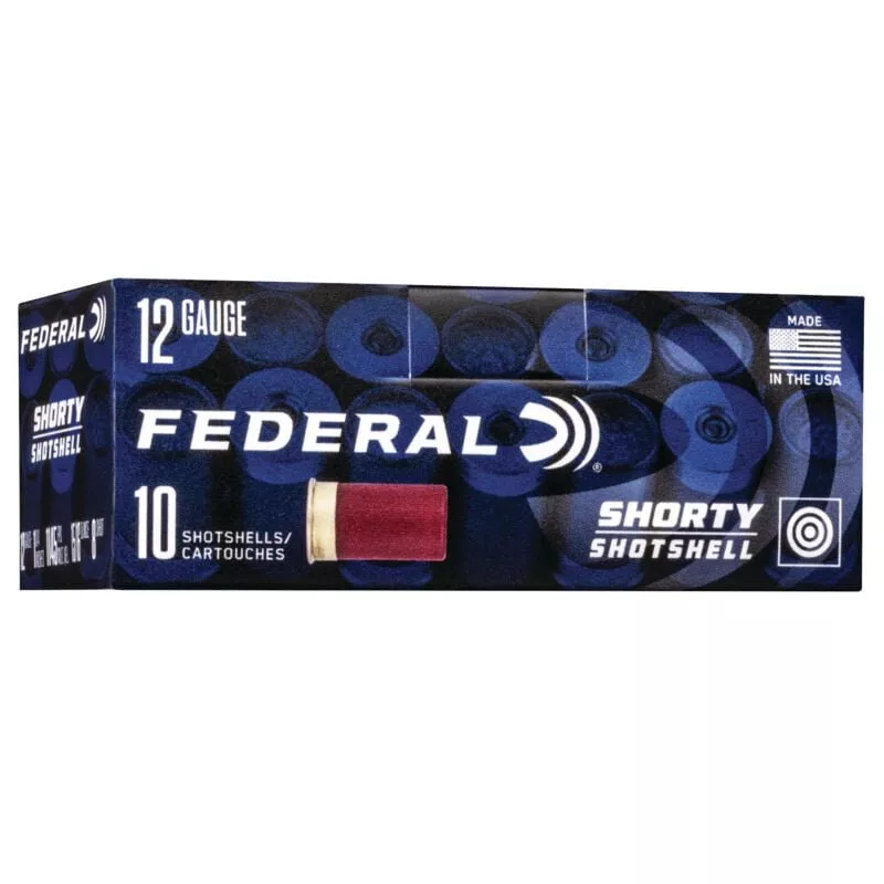 Federal Shorty Shotshells 12 Gauge Ammunition 10 Rounds 1-3/