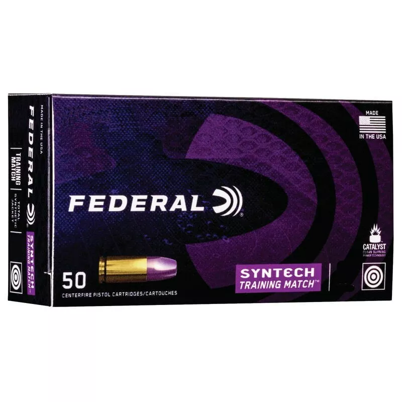 Federal Syntech Training Match 40 S&W Ammunition 50 Rounds 1