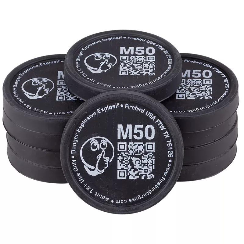 Firebird M50 Moderated Detonating Target 50MM 10 Pack