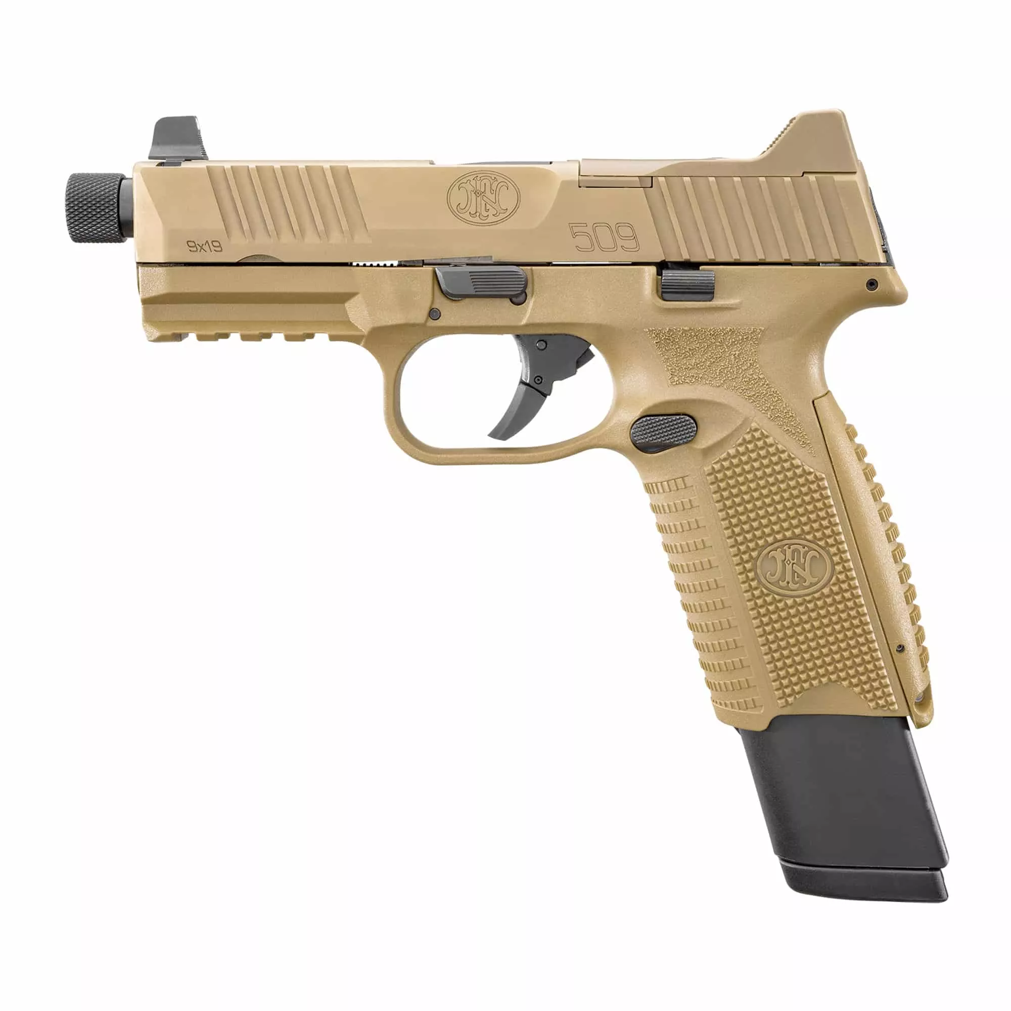 FN 509 Tactical 9mm 4.5″ Pistol – FDE