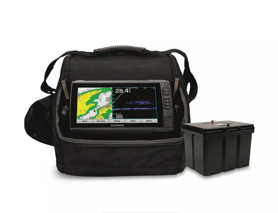 Garmin LiveScope Ice Fishing Bundle LI with ECHOMAP UHD 93sv Chartplotter