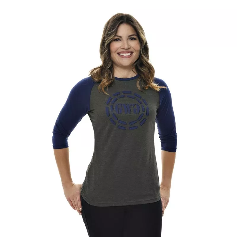 GIRLS WITH GUNS FULL TURN BASEBALL TEE