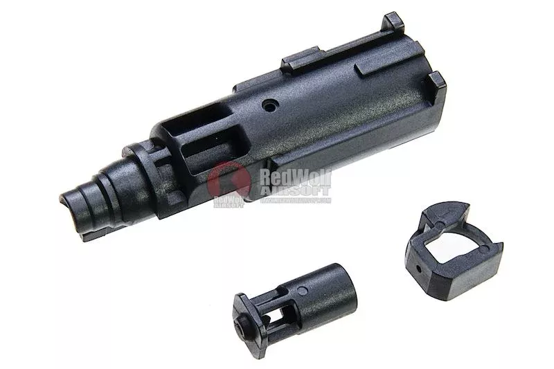 Guns Modify Tokyo Marui G17 GBB Airsoft Nozzle Set (Enhanced,Version 2) Compatible with G22/G26/G34 CO2/ HPA ready