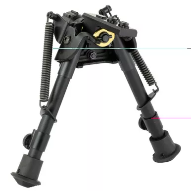 HARRIS ENGINEERING HBSBR2-MLOK Bipod – Rotating, Black