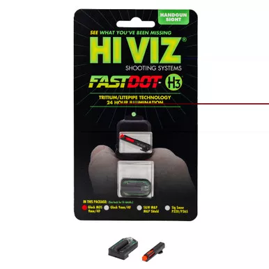 HI-VIZ FASTDOT H3 – Fits Glock MOS 9/40