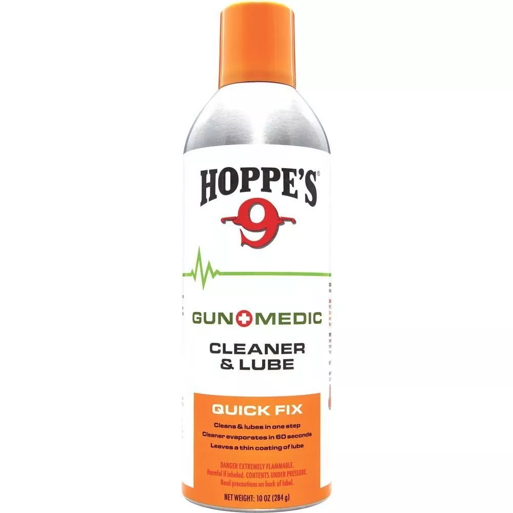 Hoppe's Gun Medic Cleaner & Lube - Quick Fix, Liquid, 10oz,