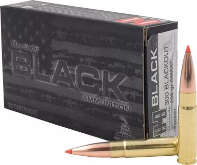 HORNADY BLACK 300BLACKOUT 208GR A-MAX 20RD