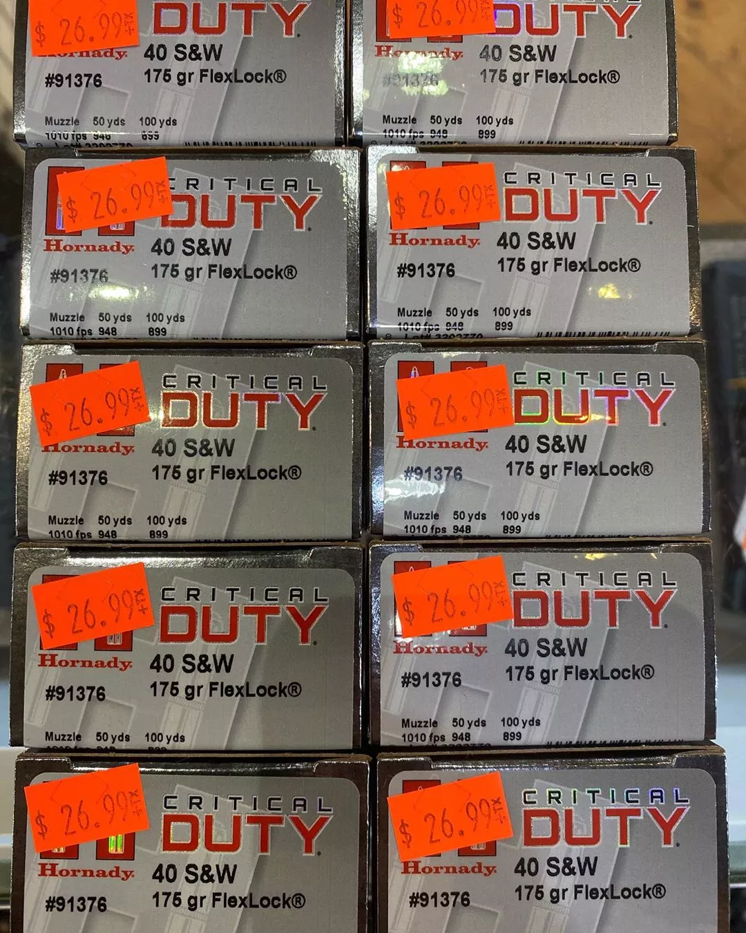 HORNADY175gr flexlock 50rd 40 S&W
