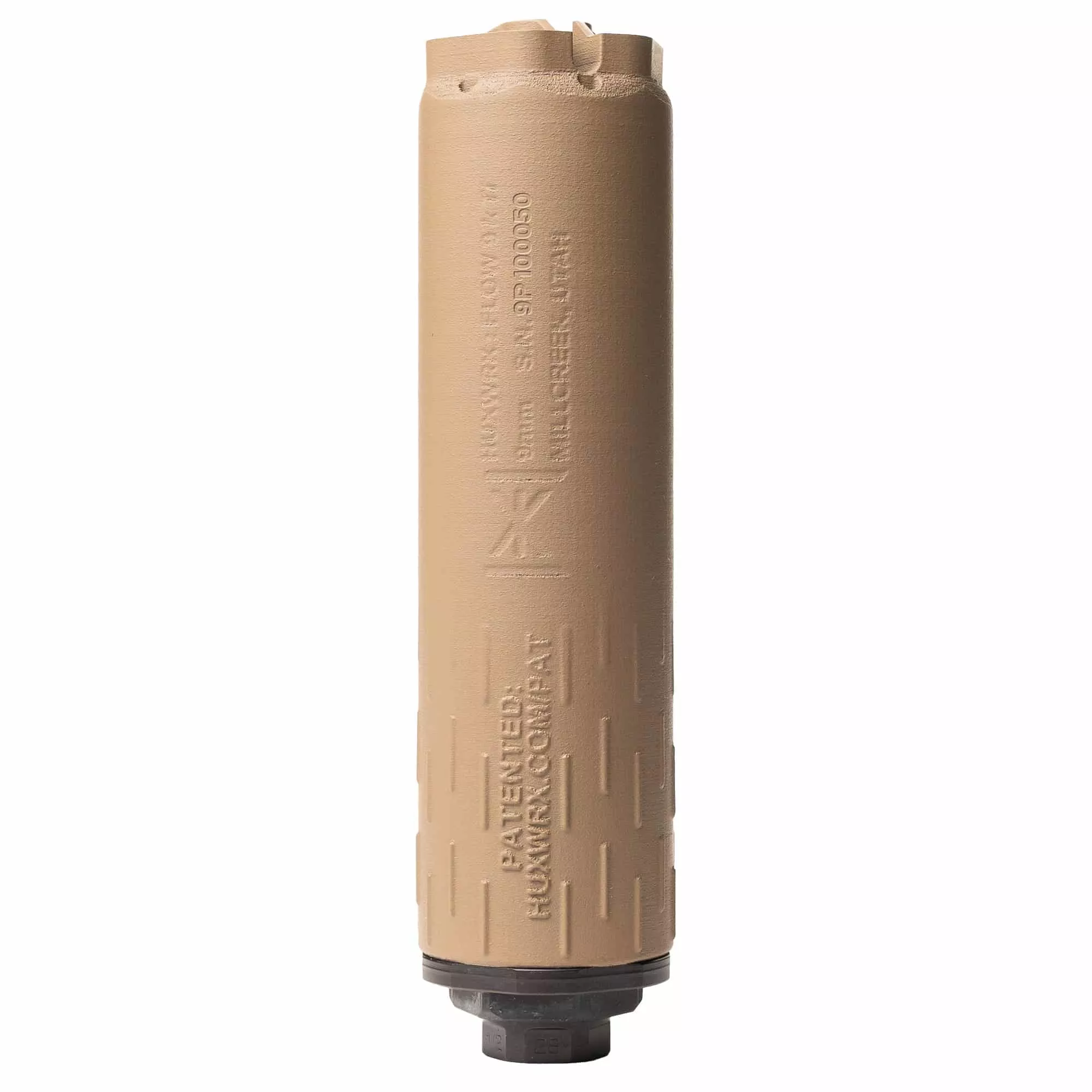 HUXWRX Flow 9K Ti 9mm Suppressor – FDE