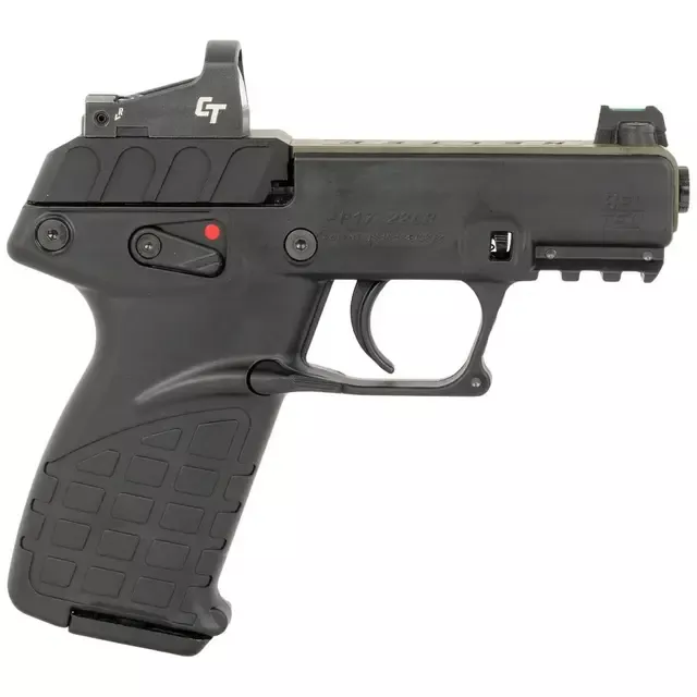 Kel-Tec P17GRNBLKOPTIC P17 22 LR 16+1 3.80