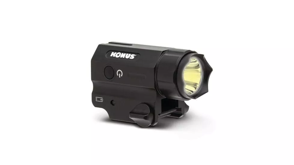 Konus Tactical Flashlight w/3W Power Black 360 Lumens